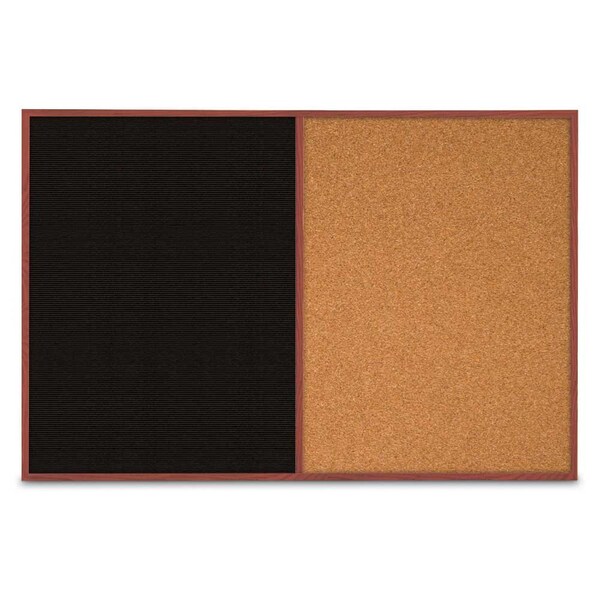 Slim Style Indoor Enclosed Corkboard, 42